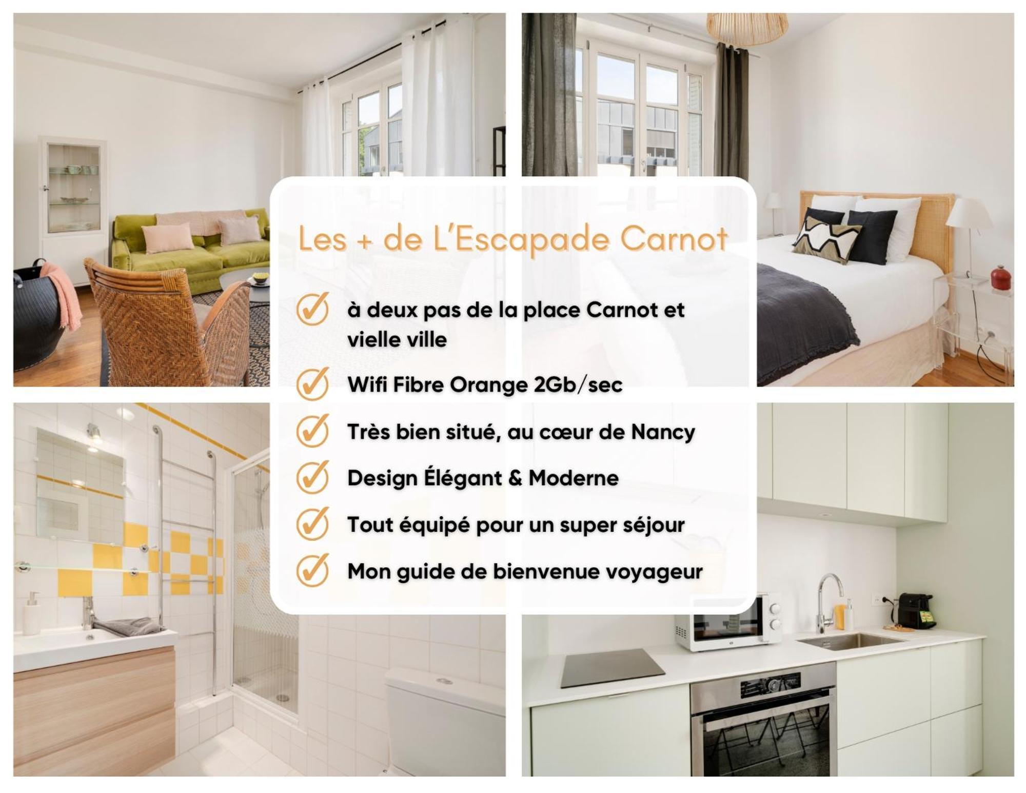 L'escapade Carnot - Centre Stanislas - 2pers Nancy